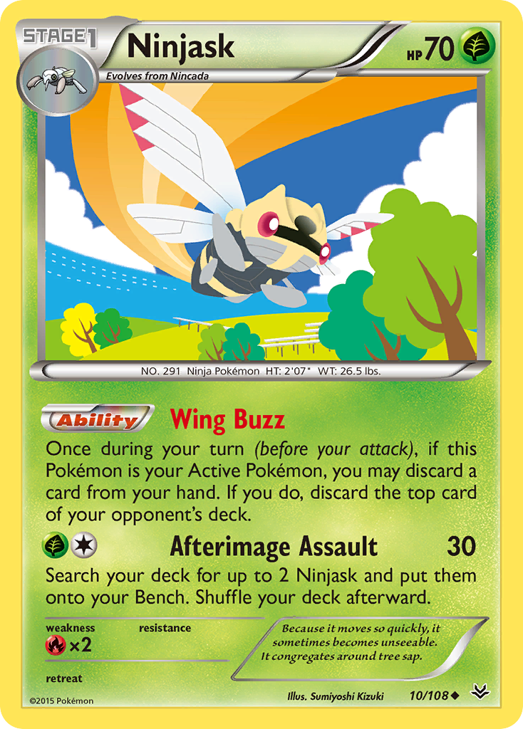 Ninjask (10/108) [XY: Roaring Skies] | Gear Gaming Fayetteville