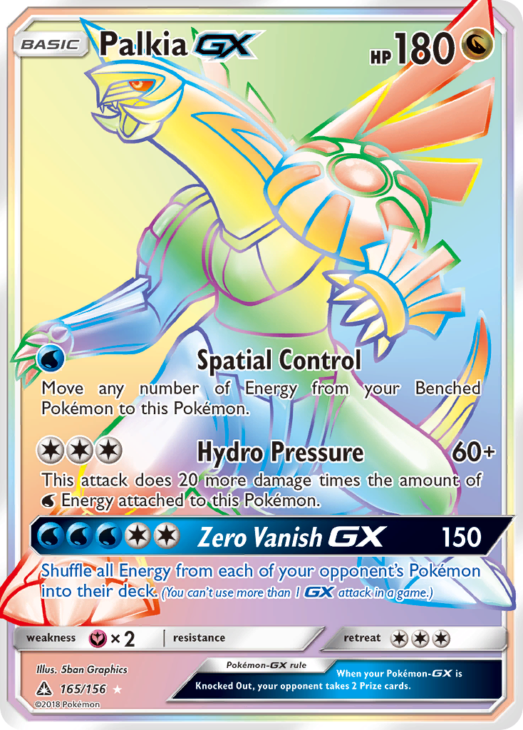 Palkia GX (165/156) [Sun & Moon: Ultra Prism] | Gear Gaming Fayetteville
