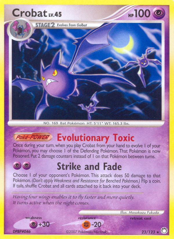 Crobat (23/123) [Diamond & Pearl: Mysterious Treasures] | Gear Gaming Fayetteville