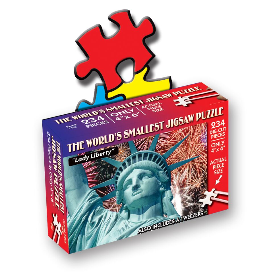 World’s Smallest Jigsaw Puzzle – Lady Liberty | Gear Gaming Fayetteville