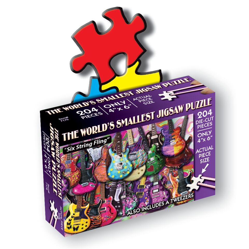 World’s Smallest Jigsaw Puzzle – Six String Fling | Gear Gaming Fayetteville