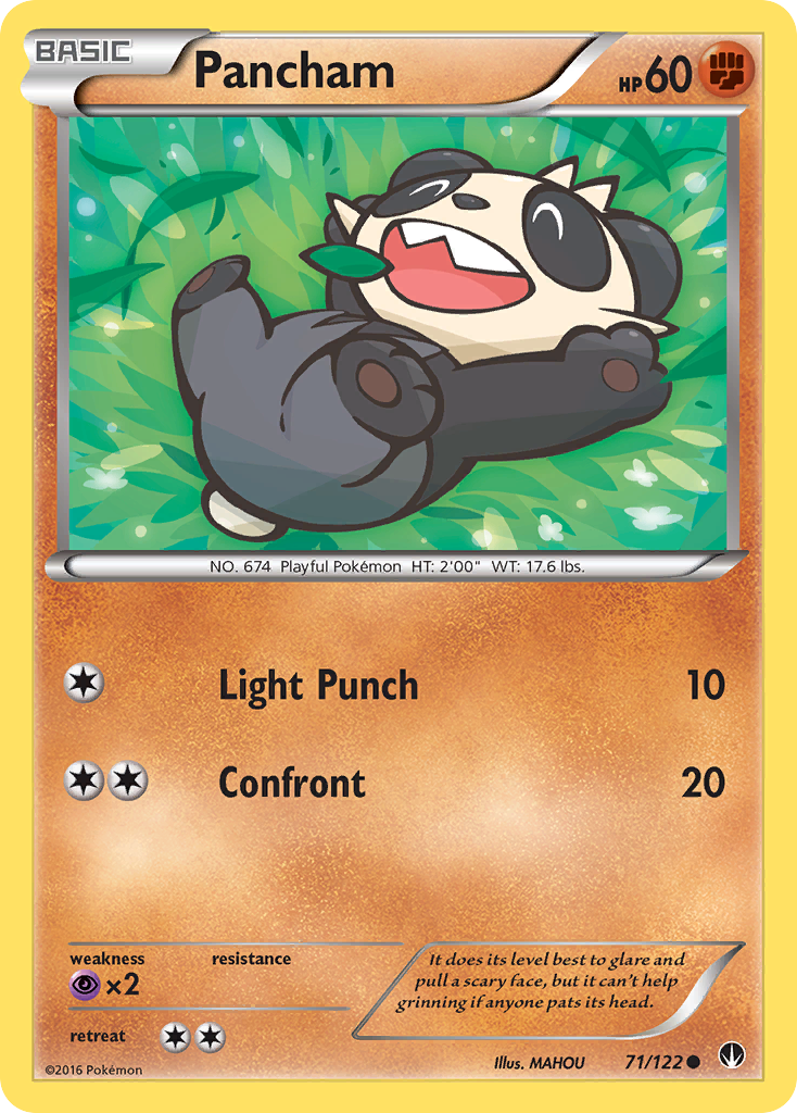 Pancham (71/122) [XY: BREAKpoint] | Gear Gaming Fayetteville