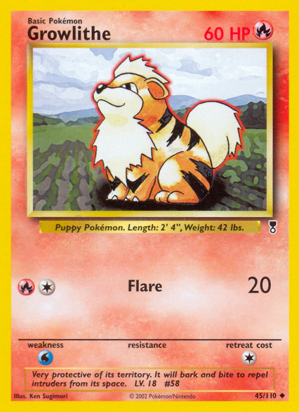 Growlithe (45/110) [Legendary Collection] | Gear Gaming Fayetteville