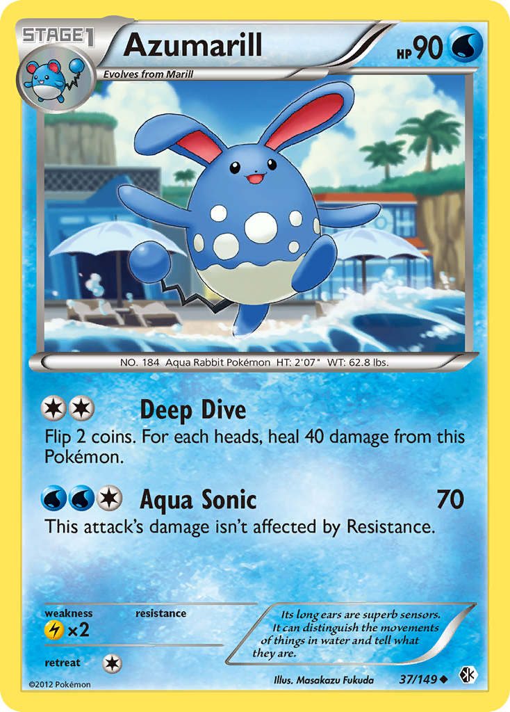 Azumarill (37/149) [Black & White: Boundaries Crossed] | Gear Gaming Fayetteville