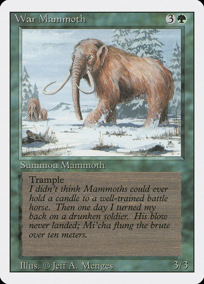 War Mammoth [Revised Edition] | Gear Gaming Fayetteville