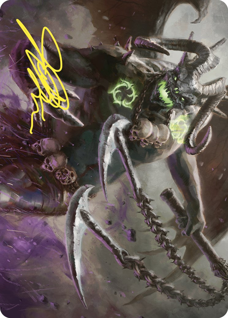 Archfiend of Despair Art Card (Gold-Stamped Signature) [Commander Masters Art Series] | Gear Gaming Fayetteville