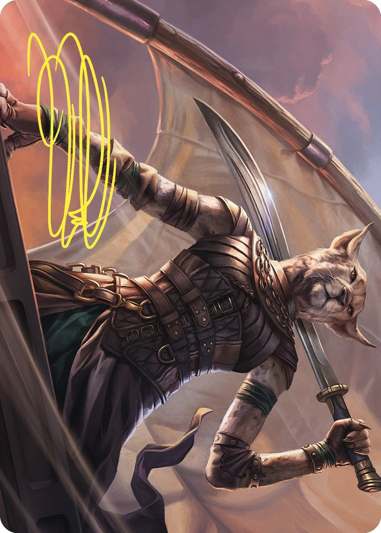 Mirri, Weatherlight Duelist Art Card (Gold-Stamped Signature) [Commander Masters Art Series] | Gear Gaming Fayetteville