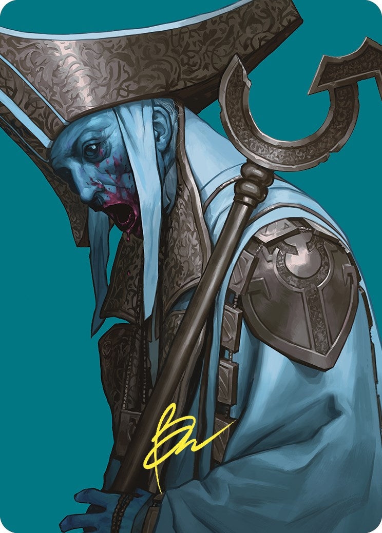 Mikaeus, the Unhallowed Art Card (Gold-Stamped Signature) [Commander Masters Art Series] | Gear Gaming Fayetteville