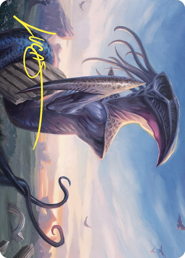 Sentinel Sliver Art Card (Gold-Stamped Signature) [Commander Masters Art Series] | Gear Gaming Fayetteville