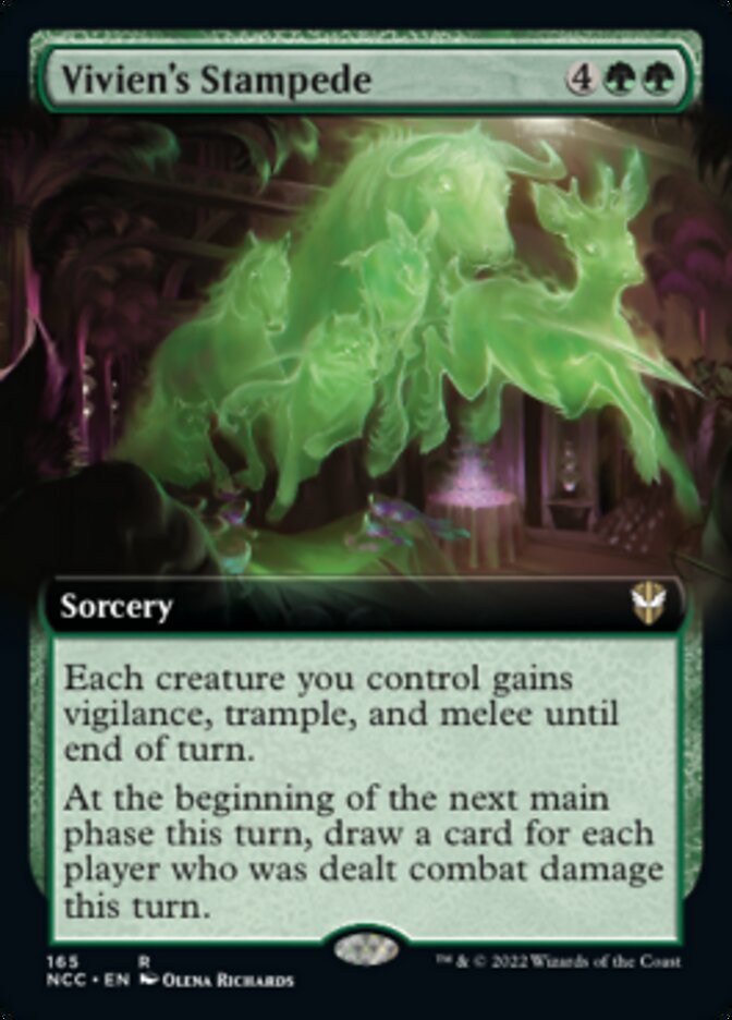 Vivien's Stampede (Extended Art) [Streets of New Capenna Commander] | Gear Gaming Fayetteville