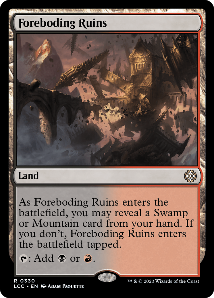 Foreboding Ruins [The Lost Caverns of Ixalan Commander] | Gear Gaming Fayetteville