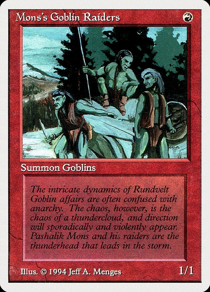 Mons's Goblin Raiders [Summer Magic / Edgar] | Gear Gaming Fayetteville