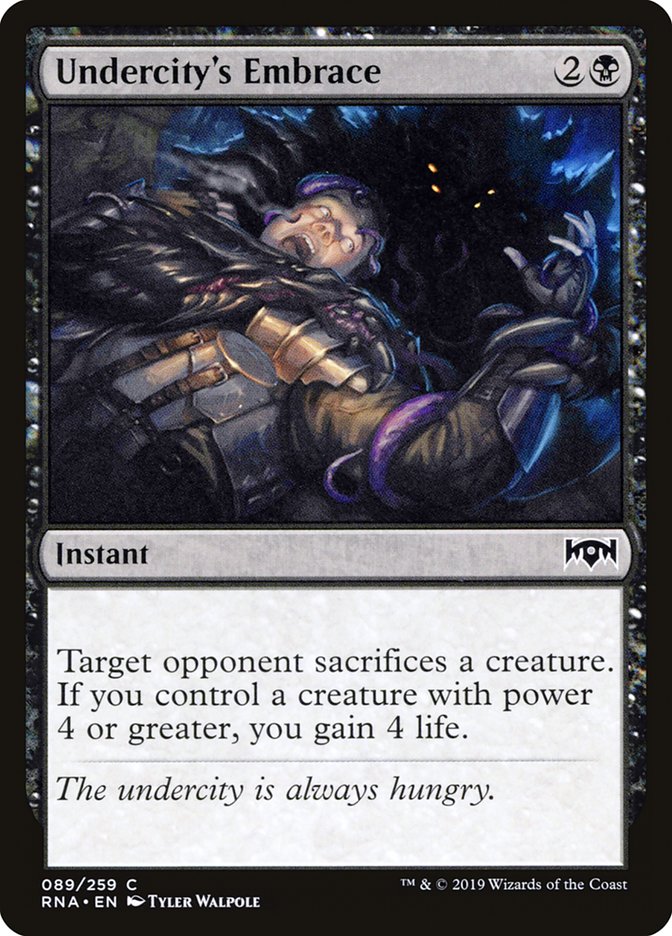 Undercity's Embrace [Ravnica Allegiance] | Gear Gaming Fayetteville