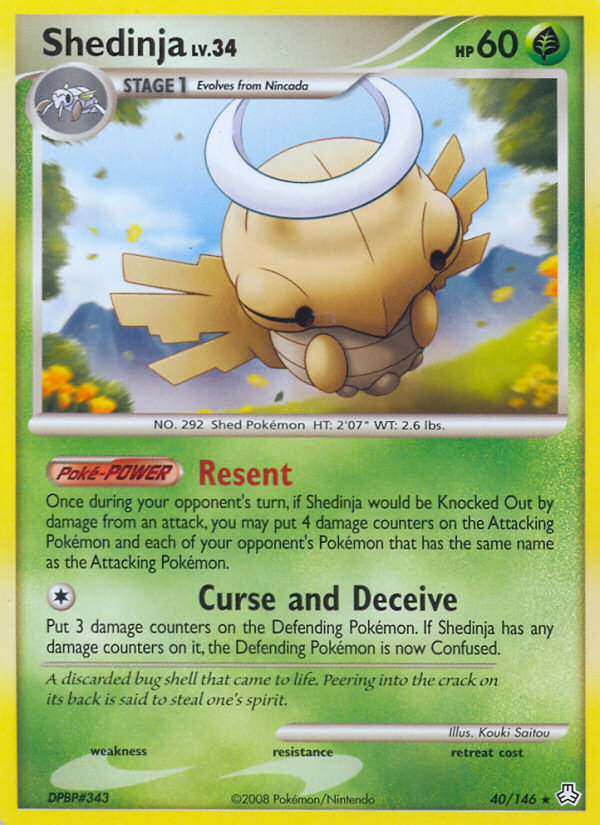 Shedinja (40/146) [Diamond & Pearl: Legends Awakened] | Gear Gaming Fayetteville