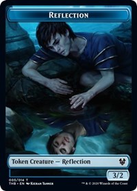 Reflection // Satyr Double-Sided Token [Theros Beyond Death Tokens] | Gear Gaming Fayetteville