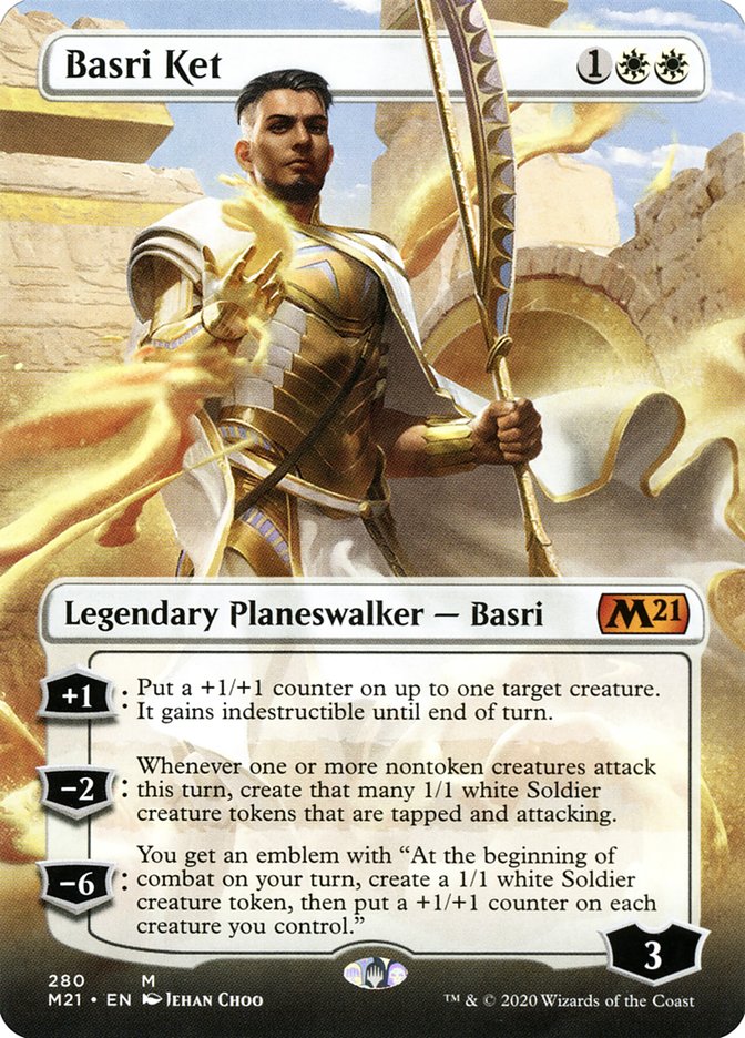 Basri Ket (Borderless) [Core Set 2021] | Gear Gaming Fayetteville