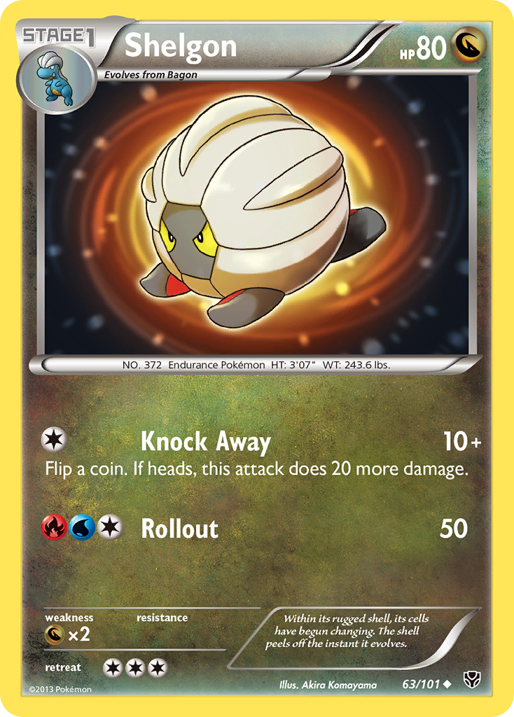 Shelgon (63/101) [Black & White: Plasma Blast] | Gear Gaming Fayetteville