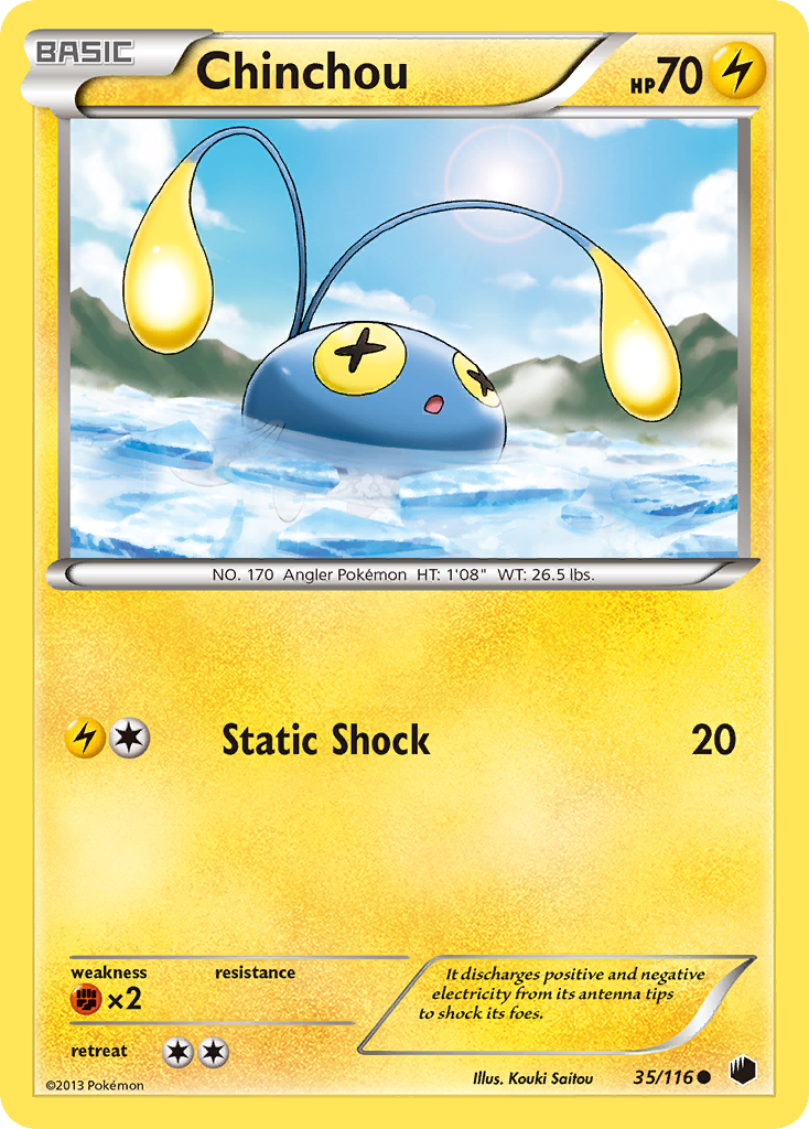 Chinchou (35/116) [Black & White: Plasma Freeze] | Gear Gaming Fayetteville