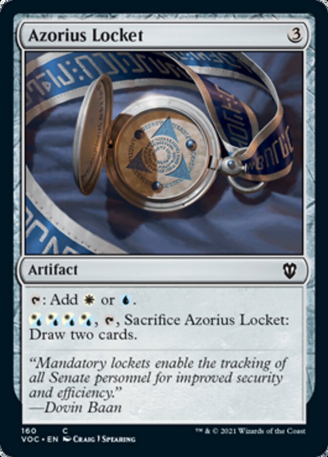 Azorius Locket [Innistrad: Crimson Vow Commander] | Gear Gaming Fayetteville