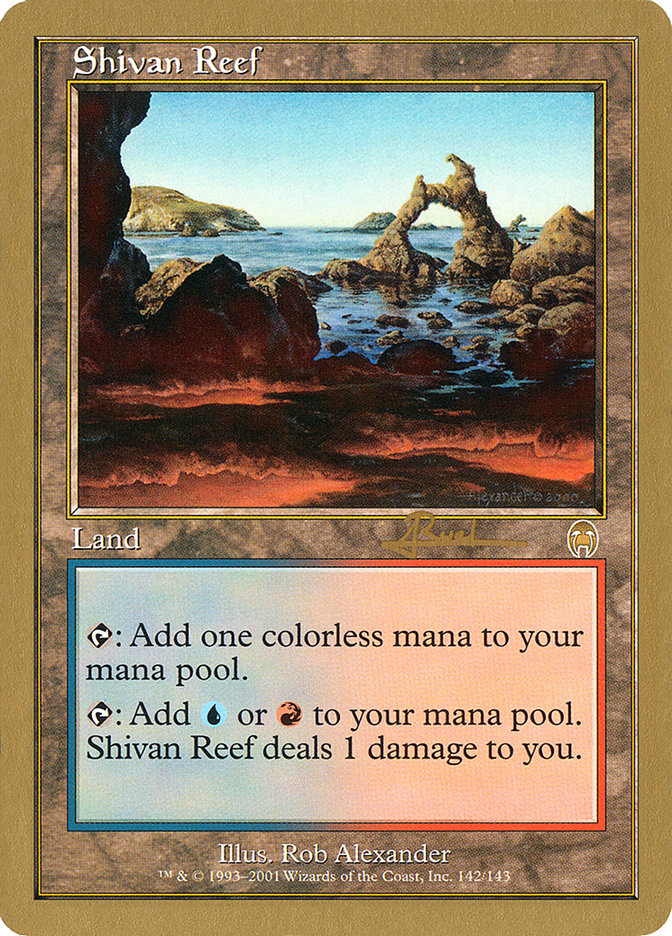 Shivan Reef (Antoine Ruel) [World Championship Decks 2001] | Gear Gaming Fayetteville