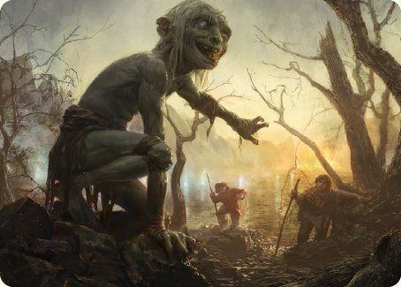 Smeagol, Helpful Guide Art Card [The Lord of the Rings: Tales of Middle-earth Art Series] | Gear Gaming Fayetteville