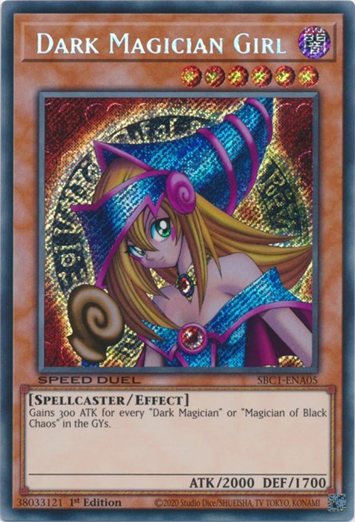 Dark Magician Girl [SBC1-ENA05] Secret Rare | Gear Gaming Fayetteville