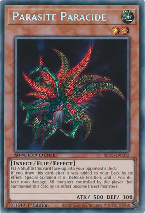 Parasite Paracide [SBC1-END02] Secret Rare | Gear Gaming Fayetteville