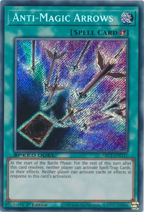 Anti-Magic Arrows [SBC1-ENG11] Secret Rare | Gear Gaming Fayetteville