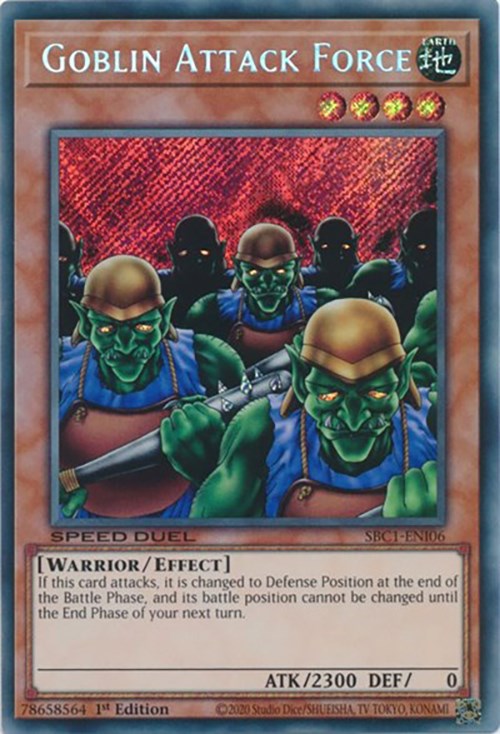 Goblin Attack Force [SBC1-ENI06] Secret Rare | Gear Gaming Fayetteville