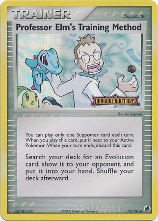 Professor Elm's Training Method (79/101) (Stamped) [EX: Dragon Frontiers] | Gear Gaming Fayetteville