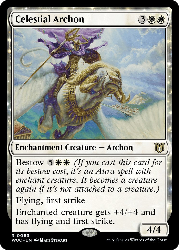 Celestial Archon [Wilds of Eldraine Commander] | Gear Gaming Fayetteville