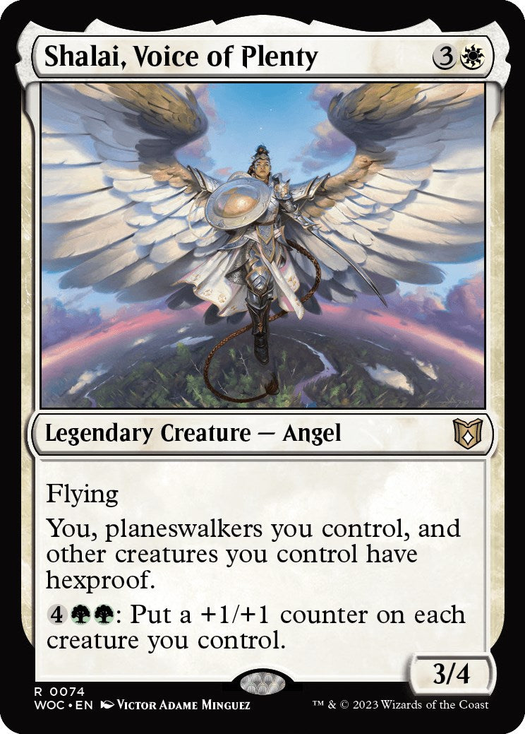 Shalai, Voice of Plenty [Wilds of Eldraine Commander] | Gear Gaming Fayetteville