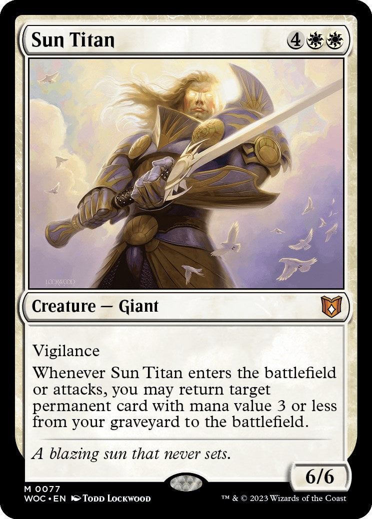 Sun Titan [Wilds of Eldraine Commander] | Gear Gaming Fayetteville