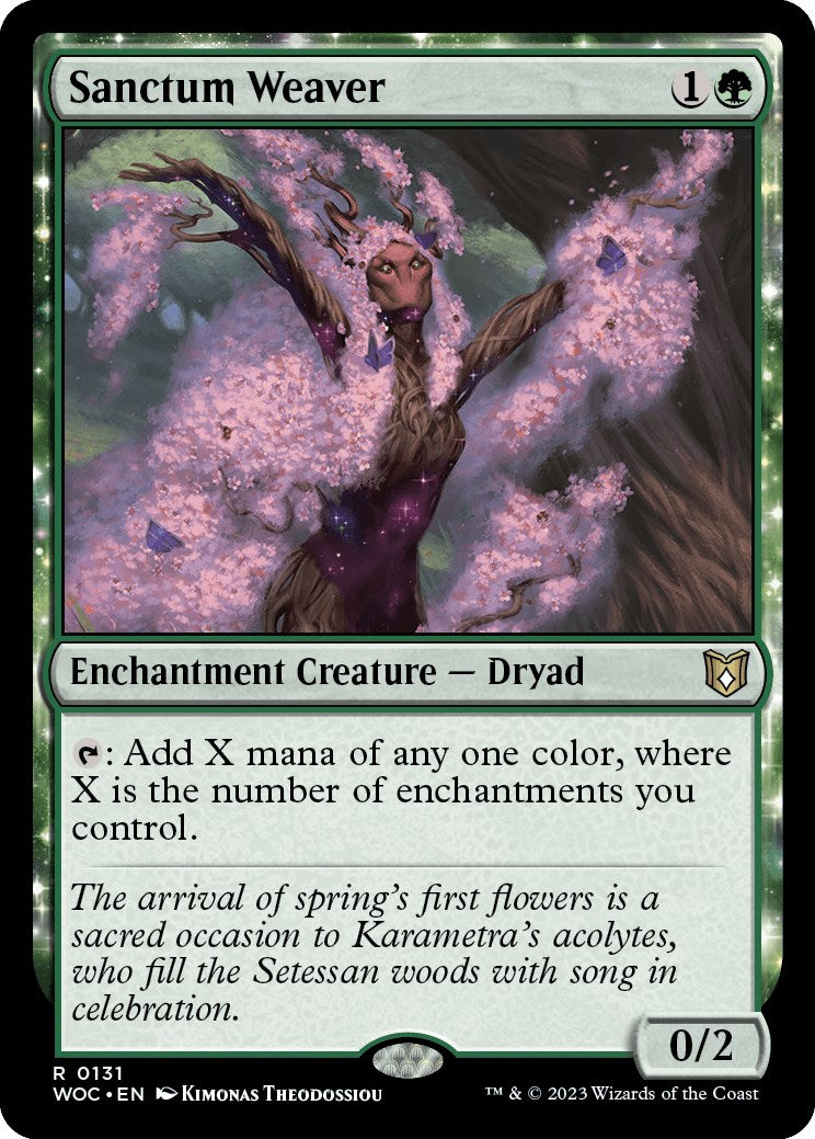 Sanctum Weaver [Wilds of Eldraine Commander] | Gear Gaming Fayetteville