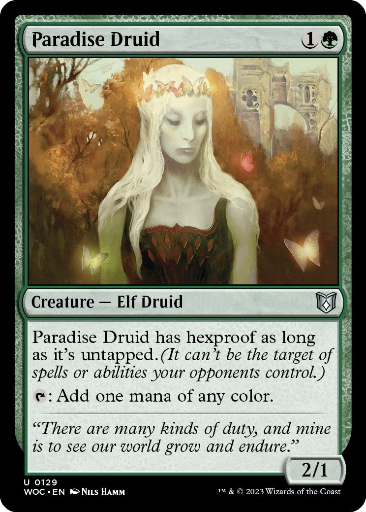 Paradise Druid [Wilds of Eldraine Commander] | Gear Gaming Fayetteville