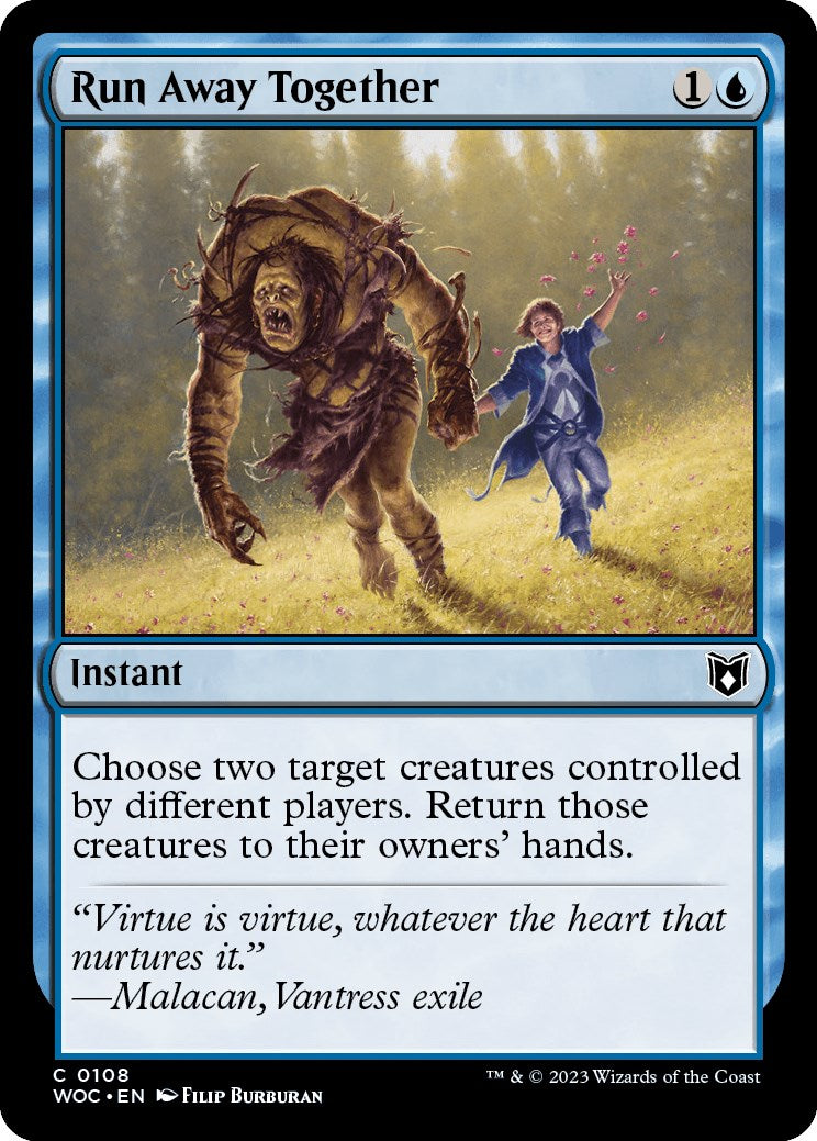 Run Away Together [Wilds of Eldraine Commander] | Gear Gaming Fayetteville