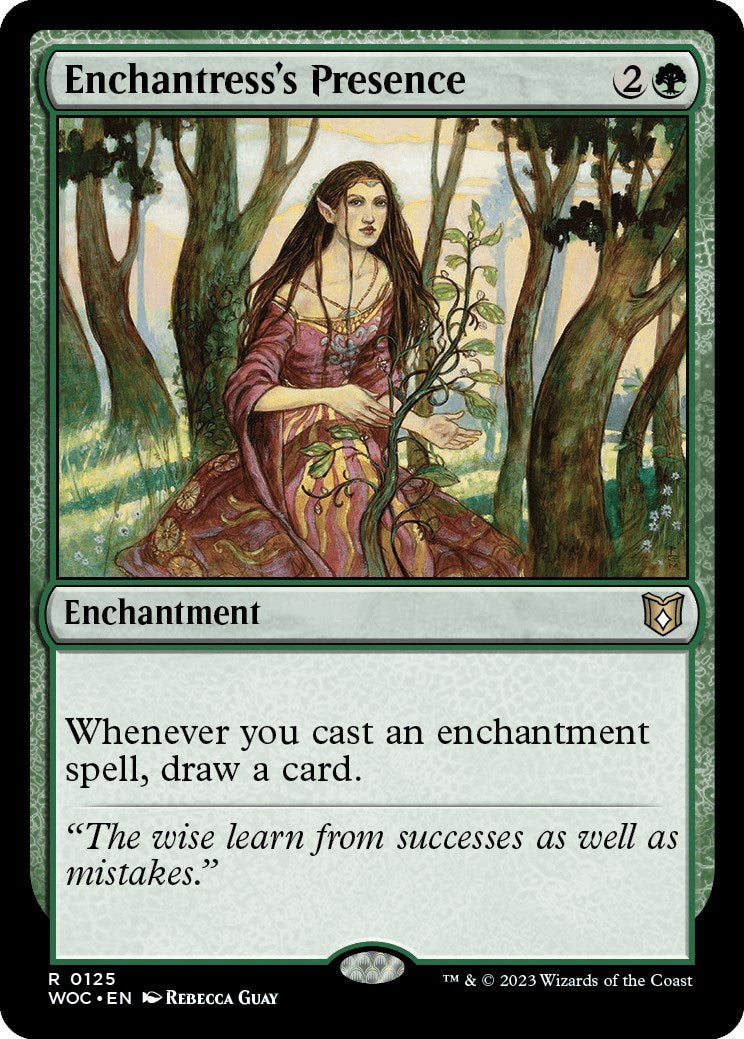 Enchantress's Presence [Wilds of Eldraine Commander] | Gear Gaming Fayetteville