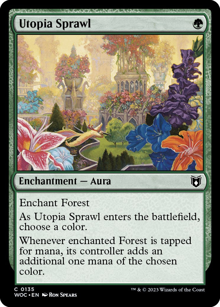 Utopia Sprawl [Wilds of Eldraine Commander] | Gear Gaming Fayetteville