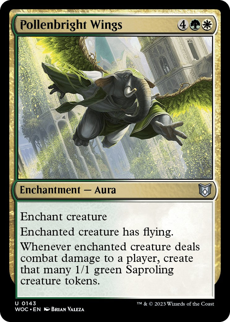 Pollenbright Wings [Wilds of Eldraine Commander] | Gear Gaming Fayetteville