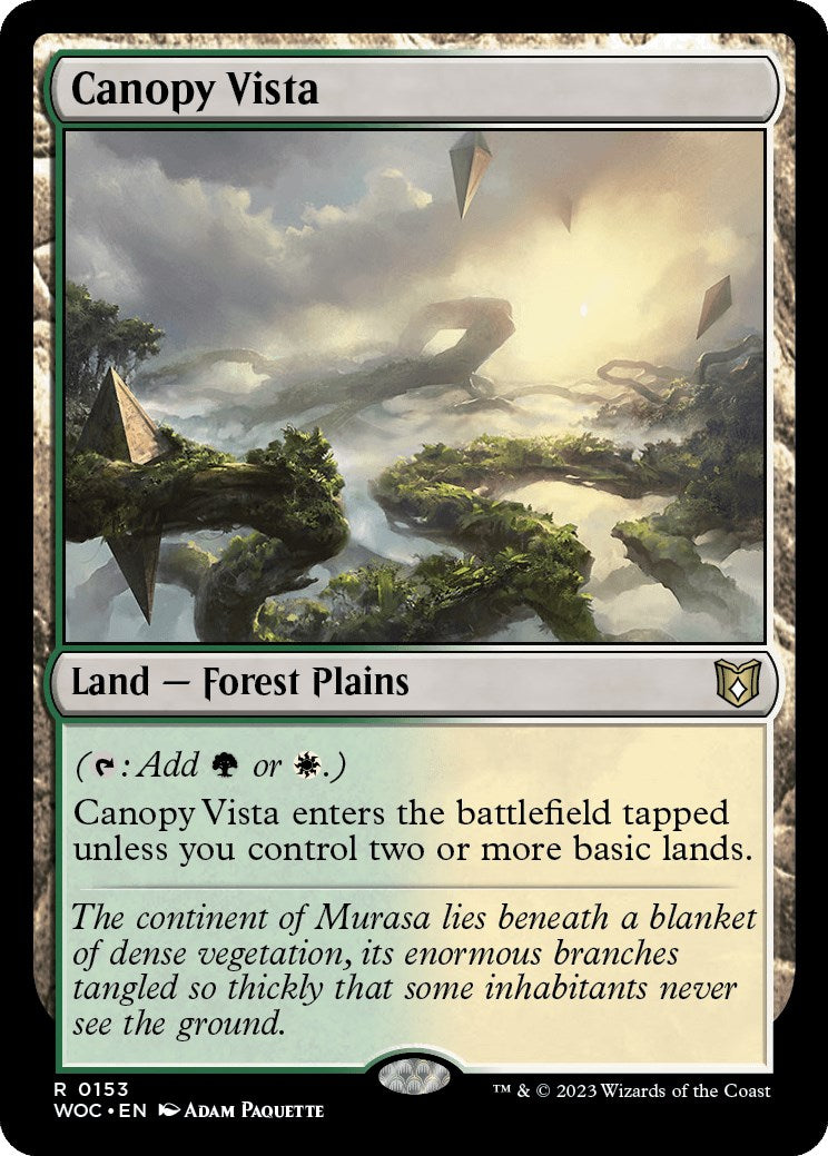 Canopy Vista [Wilds of Eldraine Commander] | Gear Gaming Fayetteville