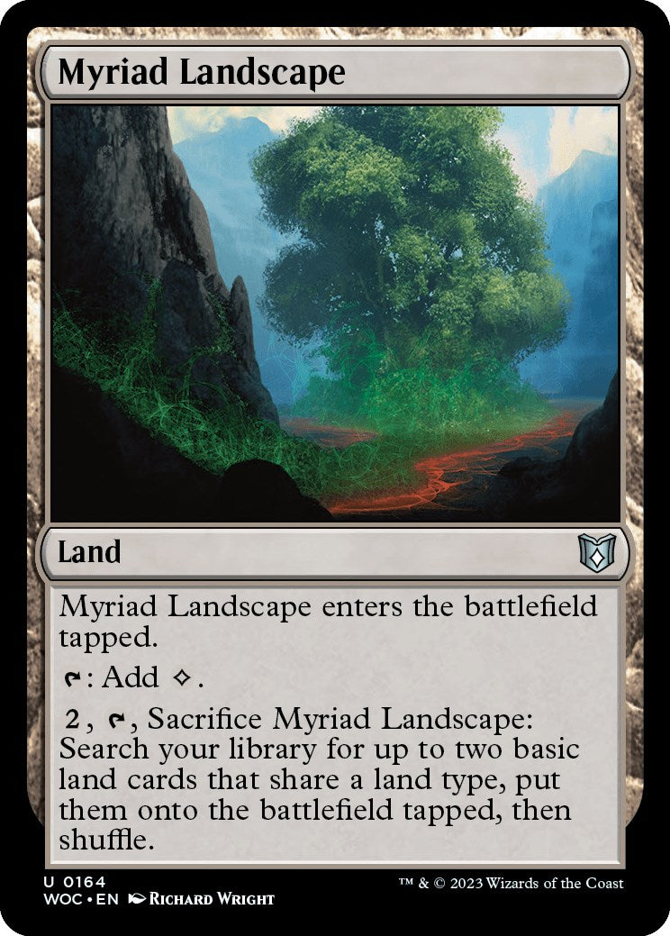 Myriad Landscape [Wilds of Eldraine Commander] | Gear Gaming Fayetteville