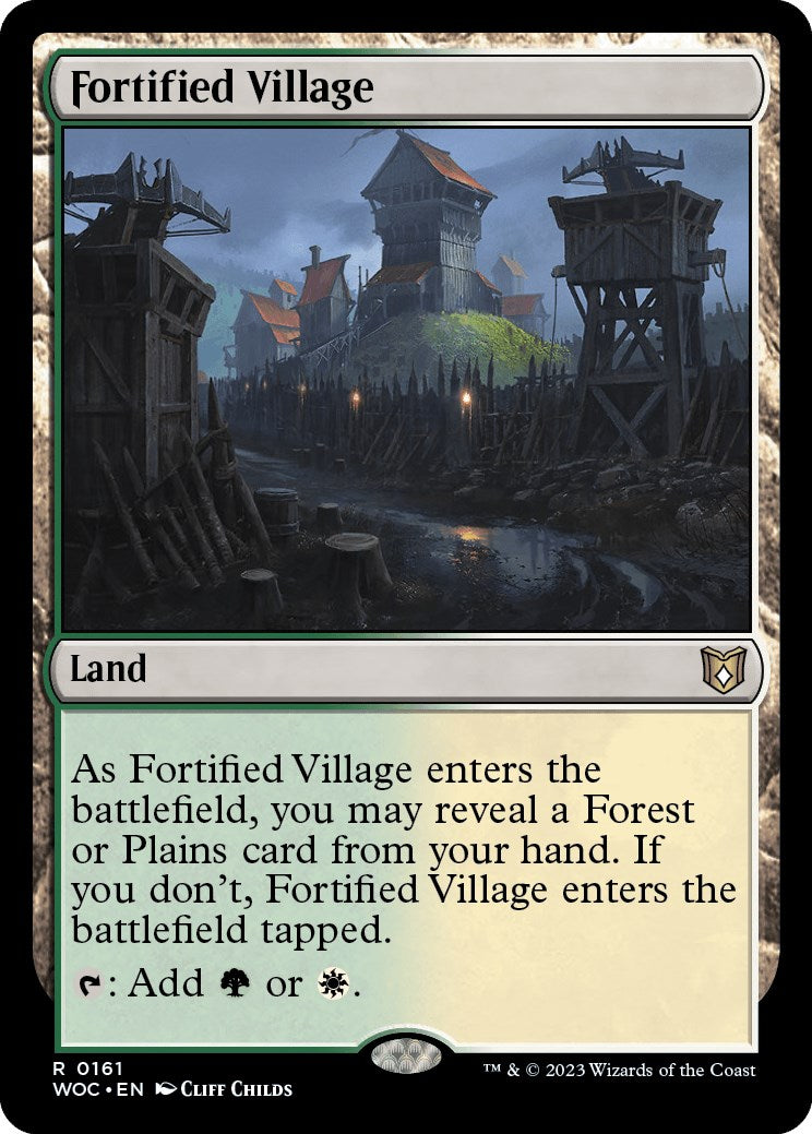 Fortified Village [Wilds of Eldraine Commander] | Gear Gaming Fayetteville