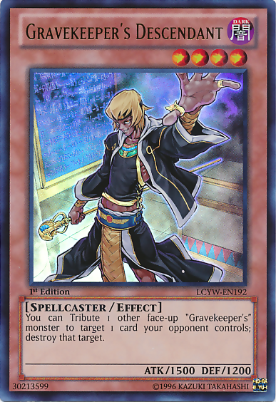 Gravekeeper's Descendant [LCYW-EN192] Ultra Rare | Gear Gaming Fayetteville