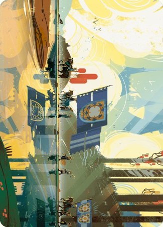 Knightly Valor Art Card [Wilds of Eldraine Art Series] | Gear Gaming Fayetteville