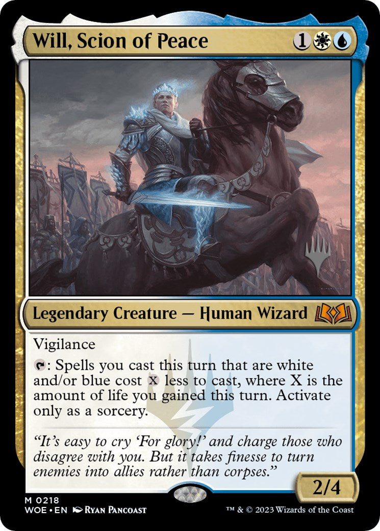 Will, Scion of Peace (Promo Pack) [Wilds of Eldraine Promos] | Gear Gaming Fayetteville