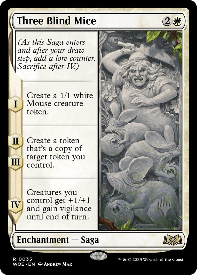 Three Blind Mice (Promo Pack) [Wilds of Eldraine Promos] | Gear Gaming Fayetteville