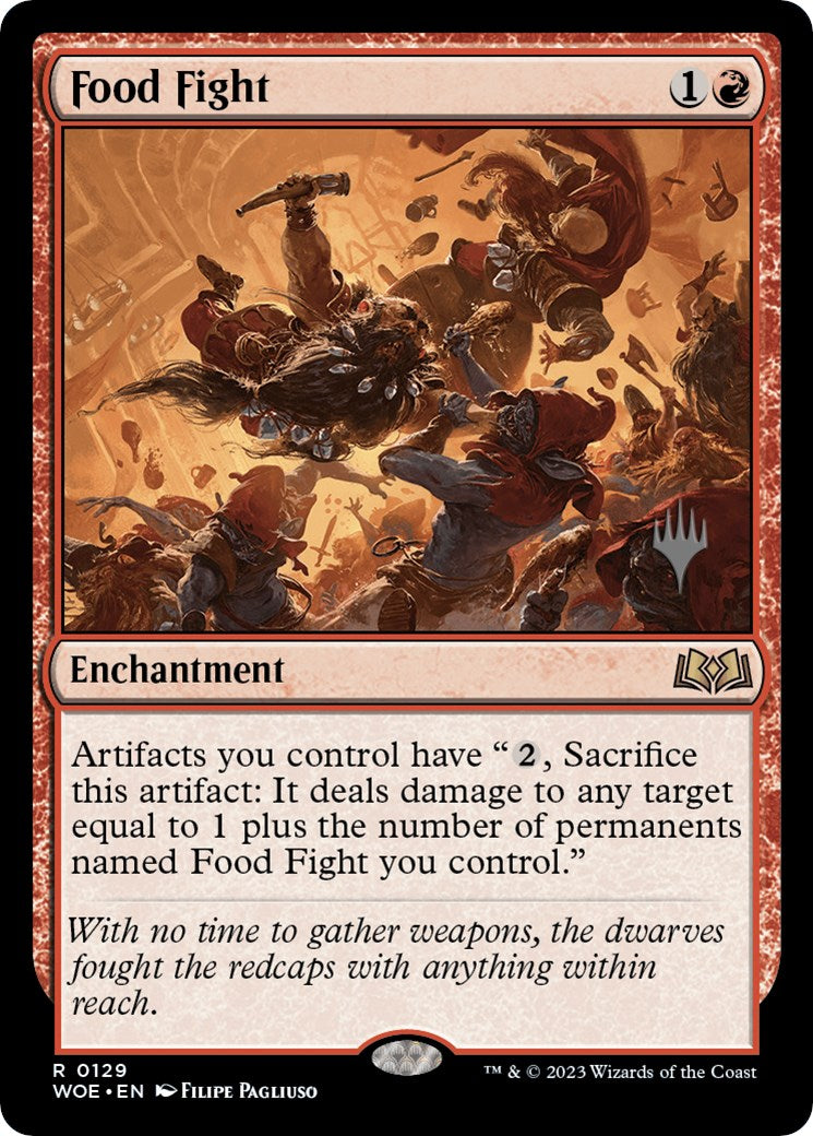 Food Fight (Promo Pack) [Wilds of Eldraine Promos] | Gear Gaming Fayetteville