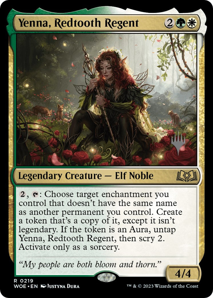 Yenna, Redtooth Regent (Promo Pack) [Wilds of Eldraine Promos] | Gear Gaming Fayetteville