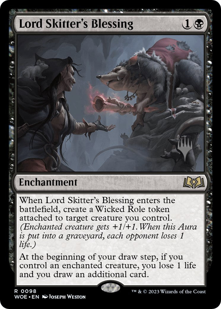 Lord Skitter's Blessing (Promo Pack) [Wilds of Eldraine Promos] | Gear Gaming Fayetteville