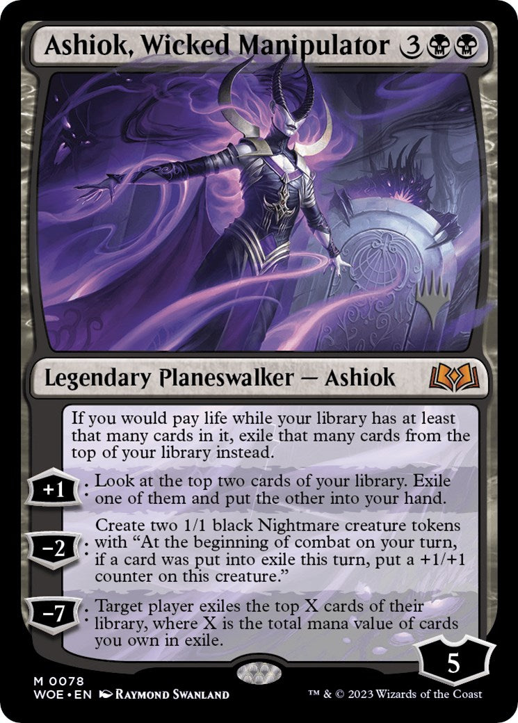 Ashiok, Wicked Manipulator (Promo Pack) [Wilds of Eldraine Promos] | Gear Gaming Fayetteville